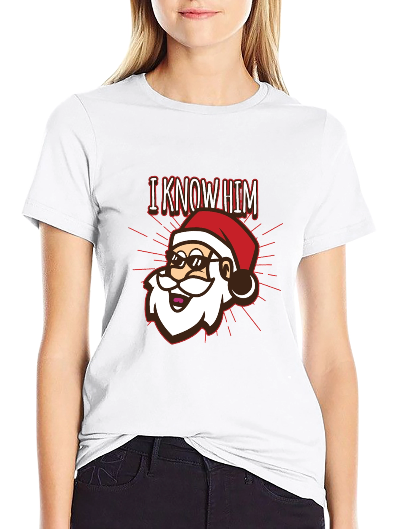 I Know Him Santa Graphic T-Shirt