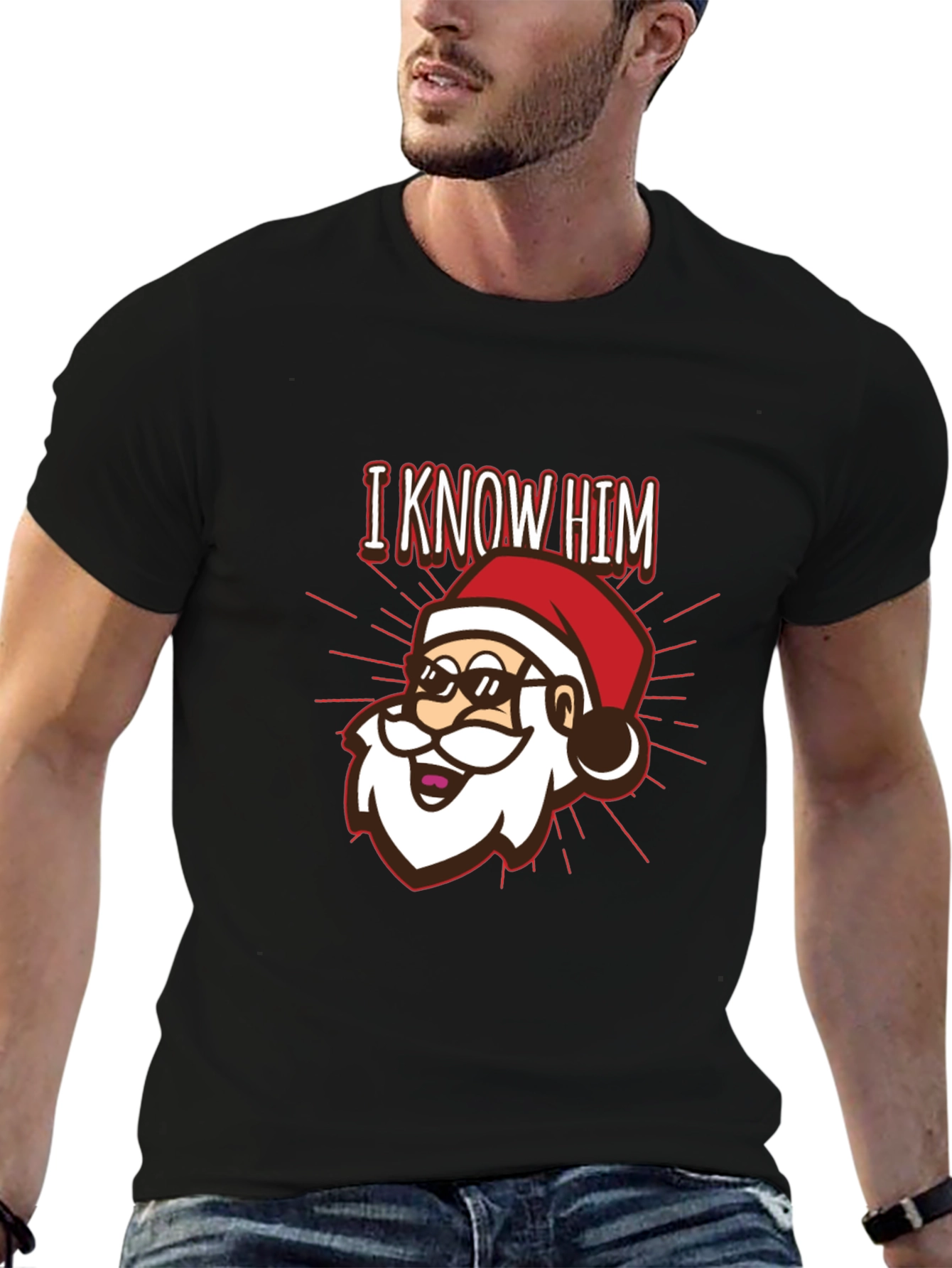 I Know Him Santa Graphic T-Shirt