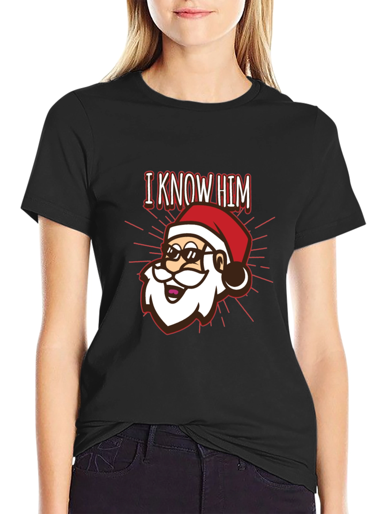 I Know Him Santa Graphic T-Shirt