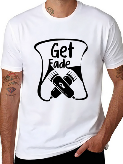 Get Fade Black Graphic Tee