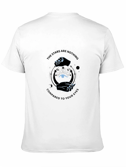 Stars Compared to Your Eyes Black Graphic Tee