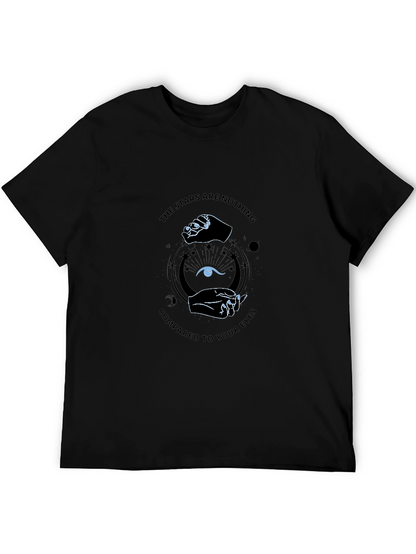 Stars Compared to Your Eyes Black Graphic Tee