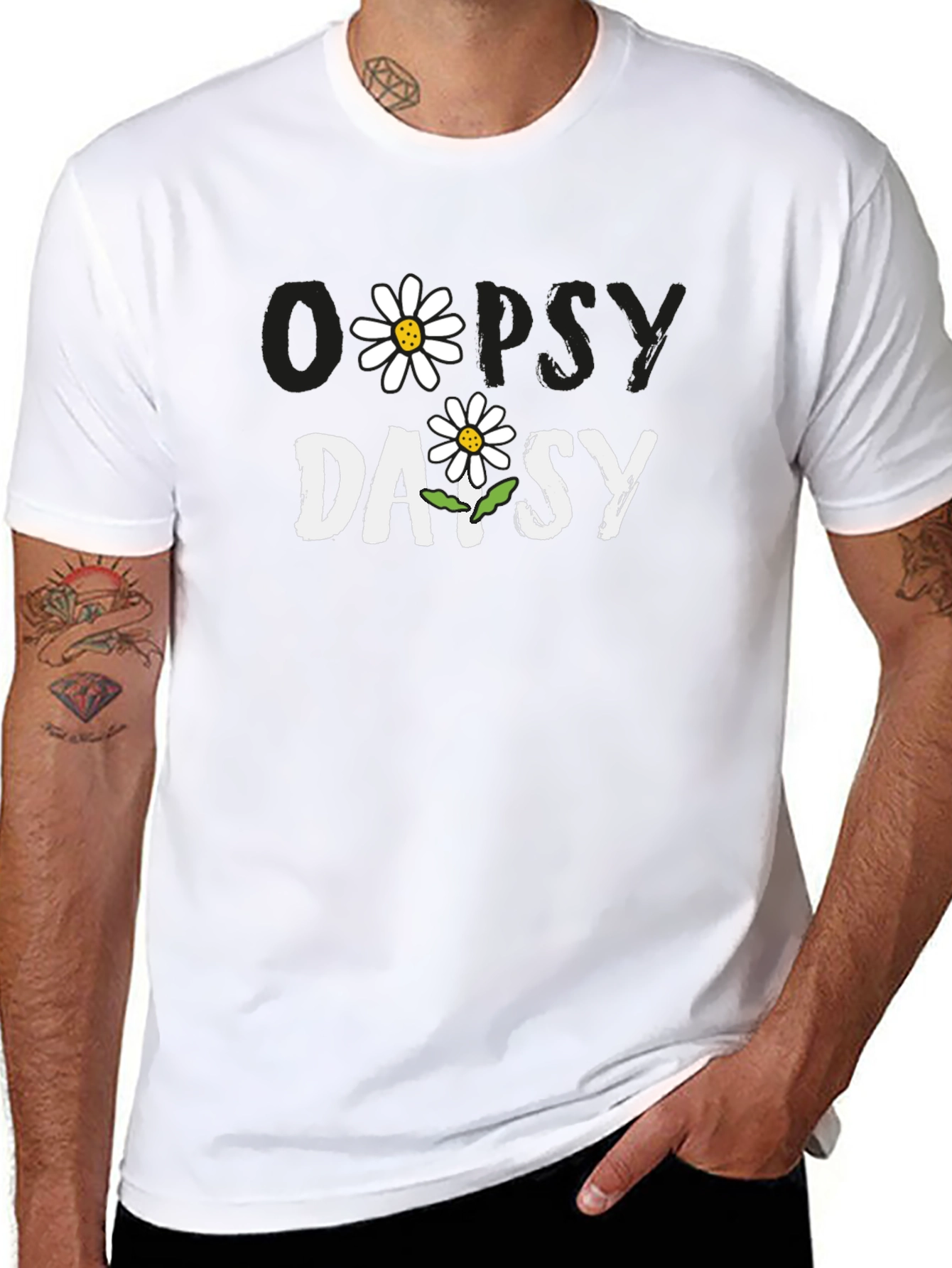 Oopsy Daisy Graphic Tee - Casual Comfort