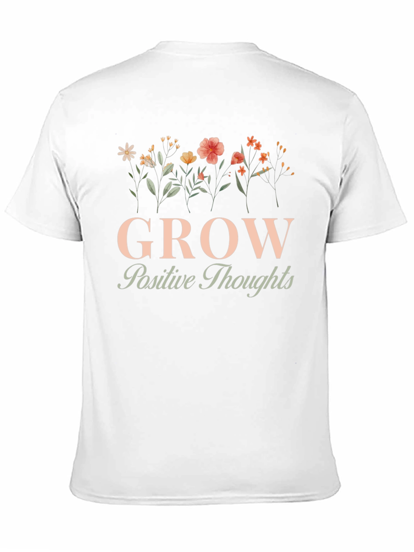 Grow Positive Thoughts Graphic Tee