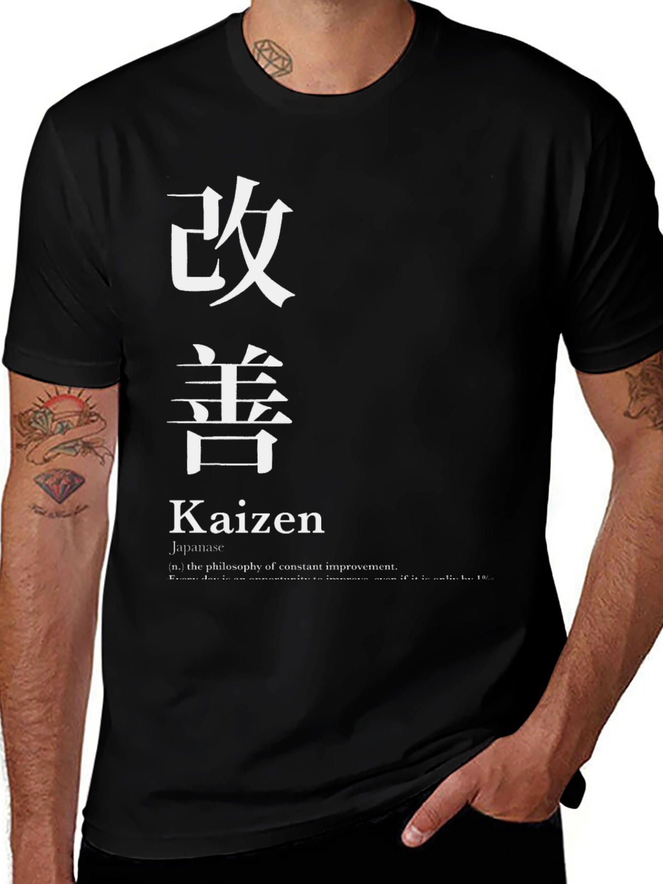Kaizen T-Shirt - Philosophy of Constant Improvement