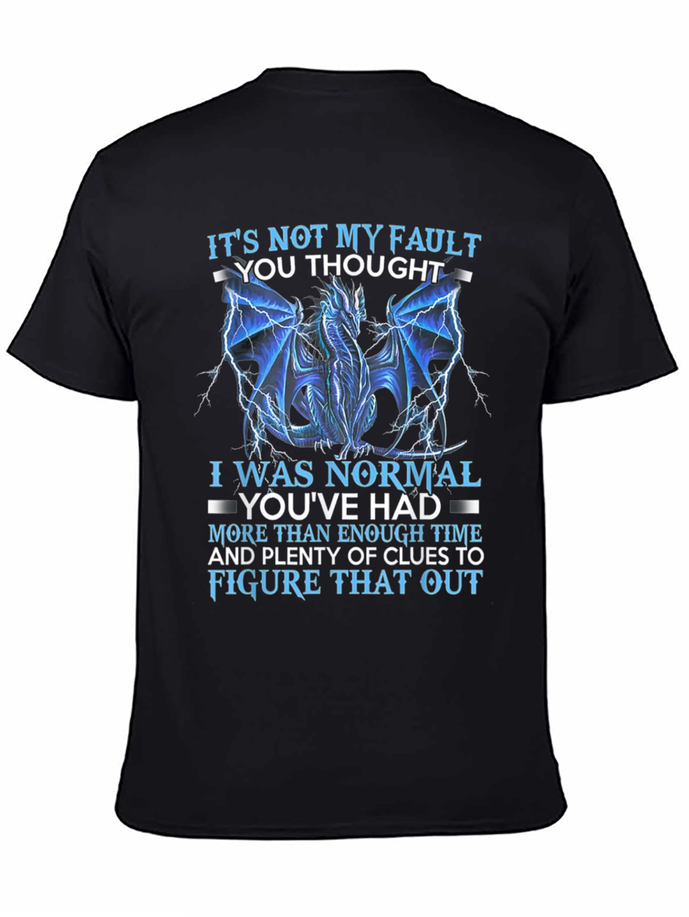 Dragon Graphic T-Shirt - Its Not My Fault Tee