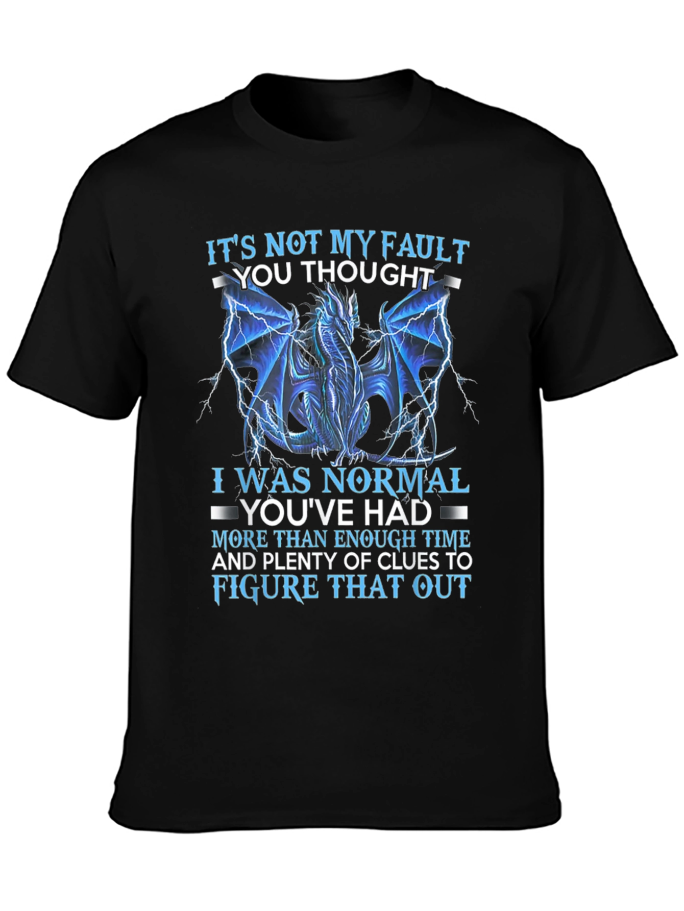 Dragon Graphic T-Shirt - Its Not My Fault Tee