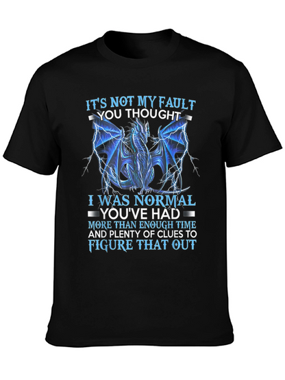 Dragon Graphic T-Shirt - Its Not My Fault Tee