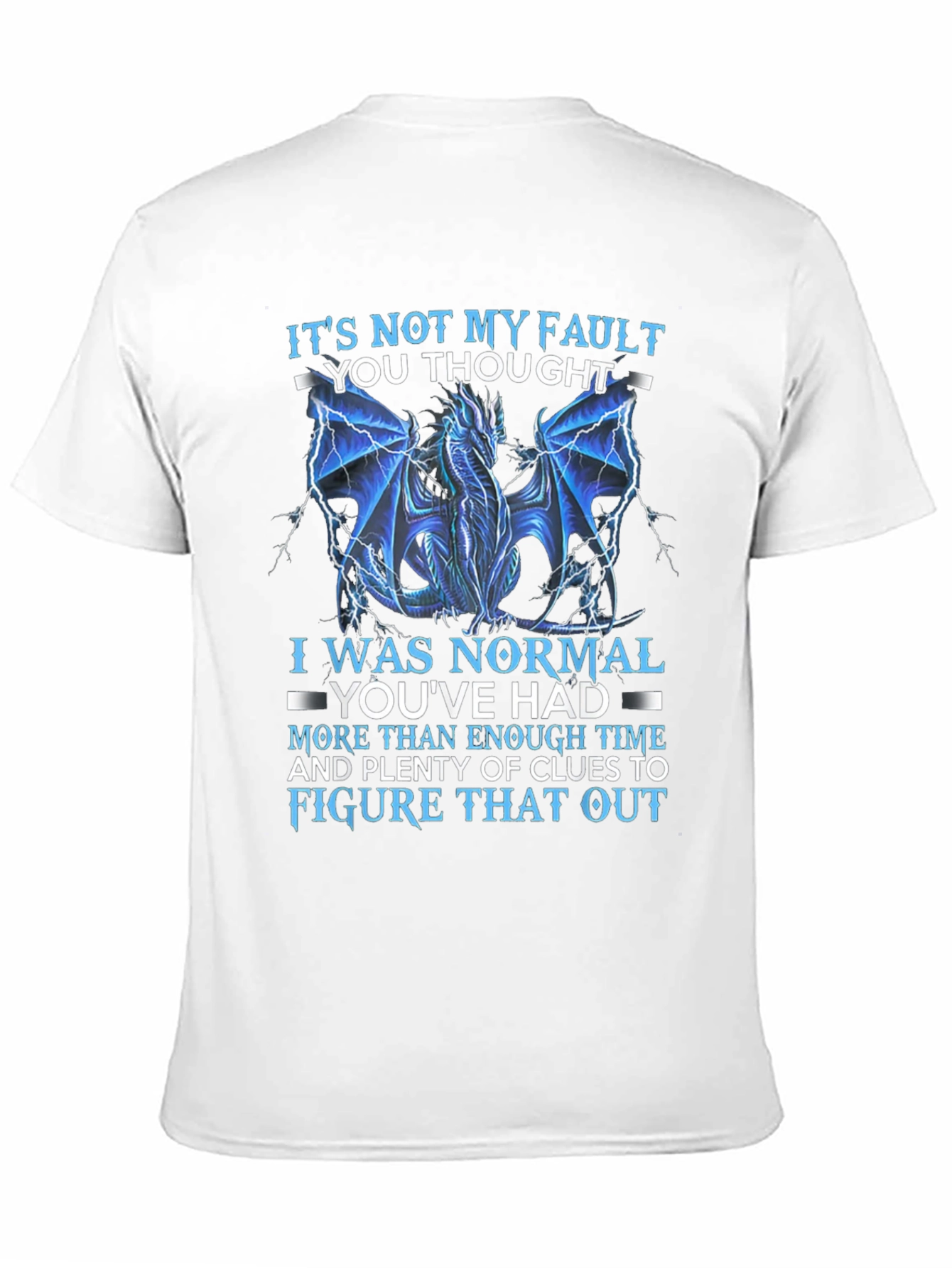 Dragon Graphic T-Shirt - Its Not My Fault Tee