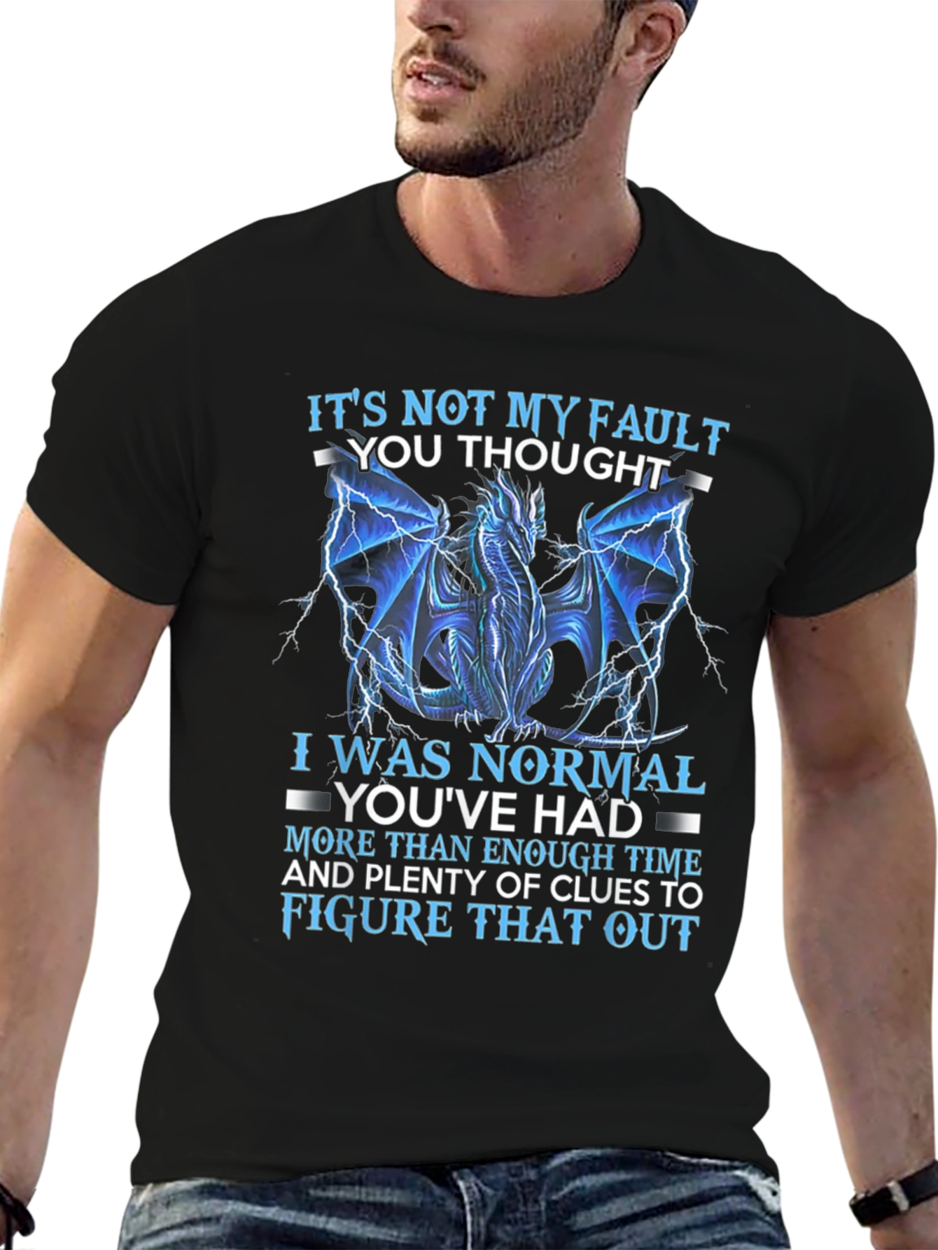 Dragon Graphic T-Shirt - Its Not My Fault Tee