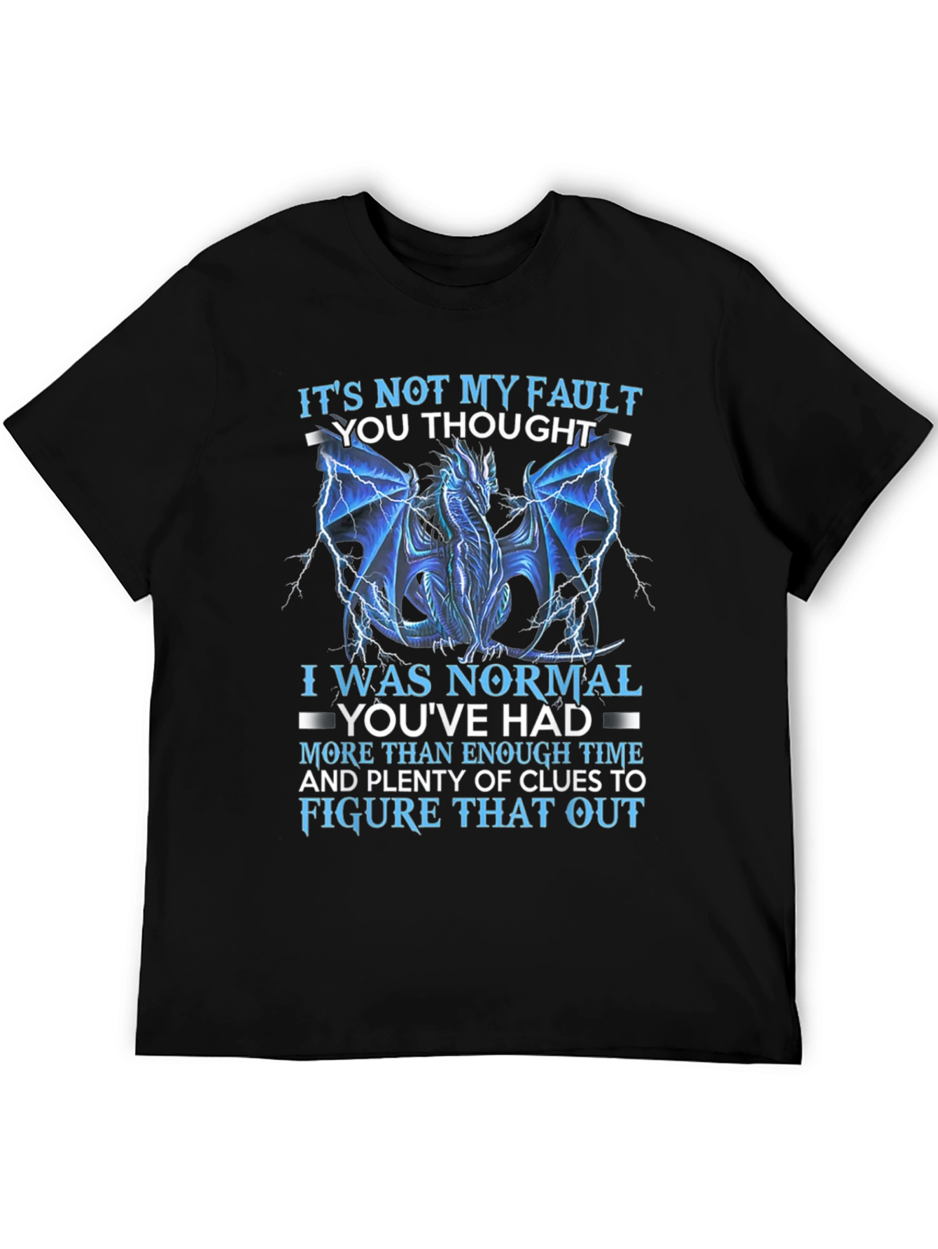 Dragon Graphic T-Shirt - Its Not My Fault Tee