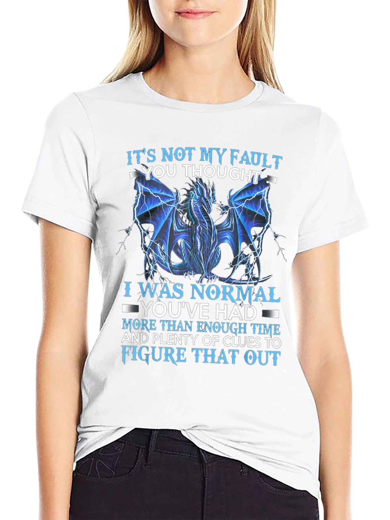 Dragon Graphic T-Shirt - Its Not My Fault Tee