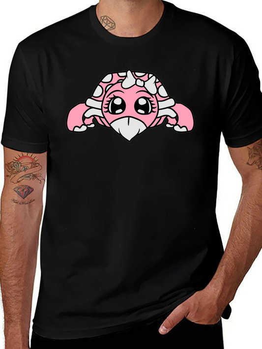 Kawaii Turtle Graphic Tee - Black