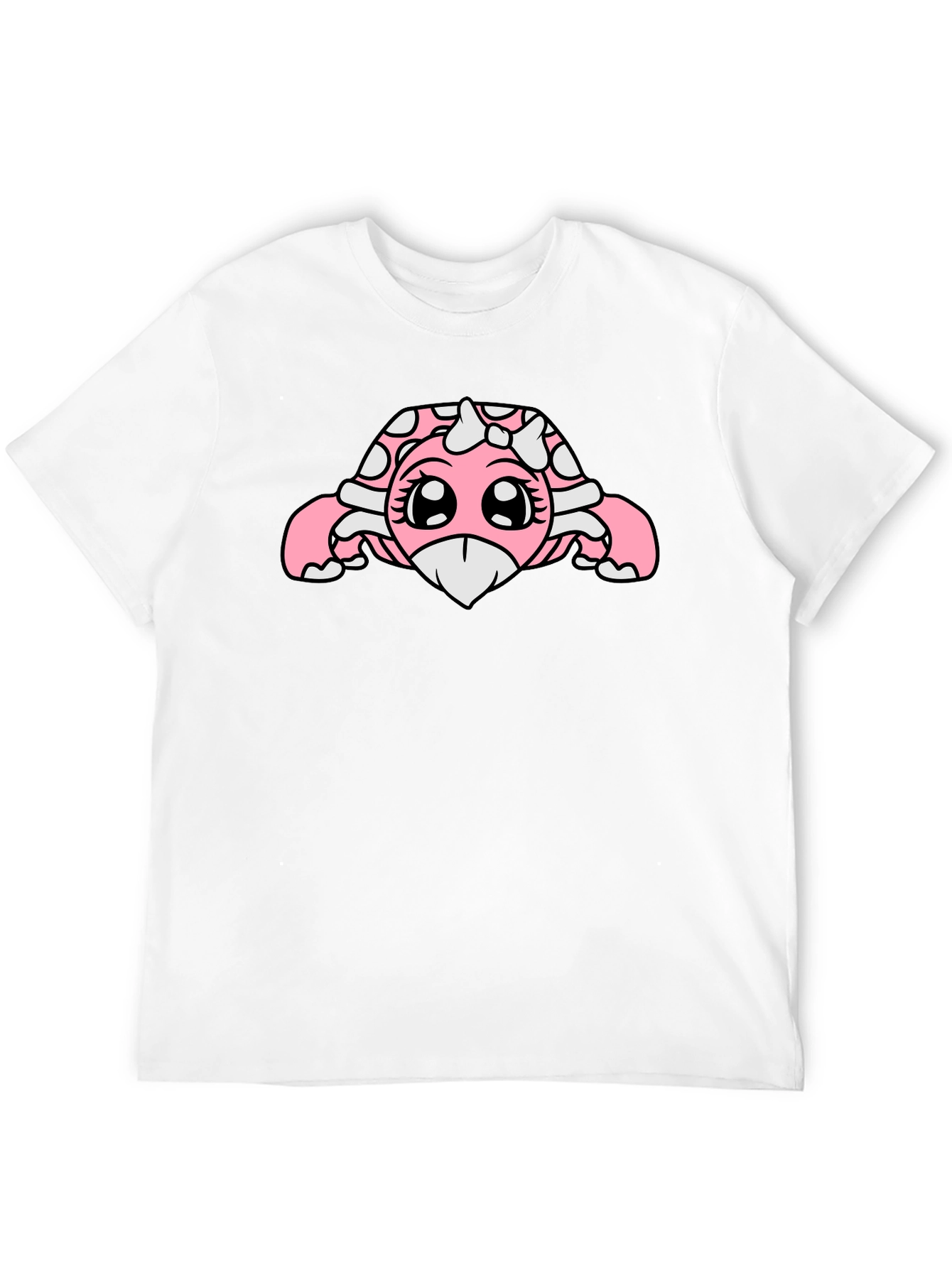 Kawaii Turtle Graphic Tee - Black