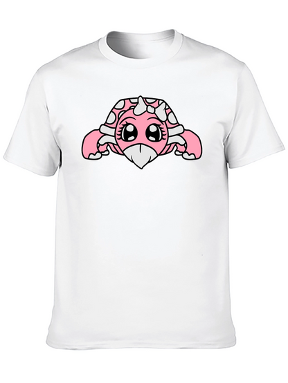 Kawaii Turtle Graphic Tee - Black