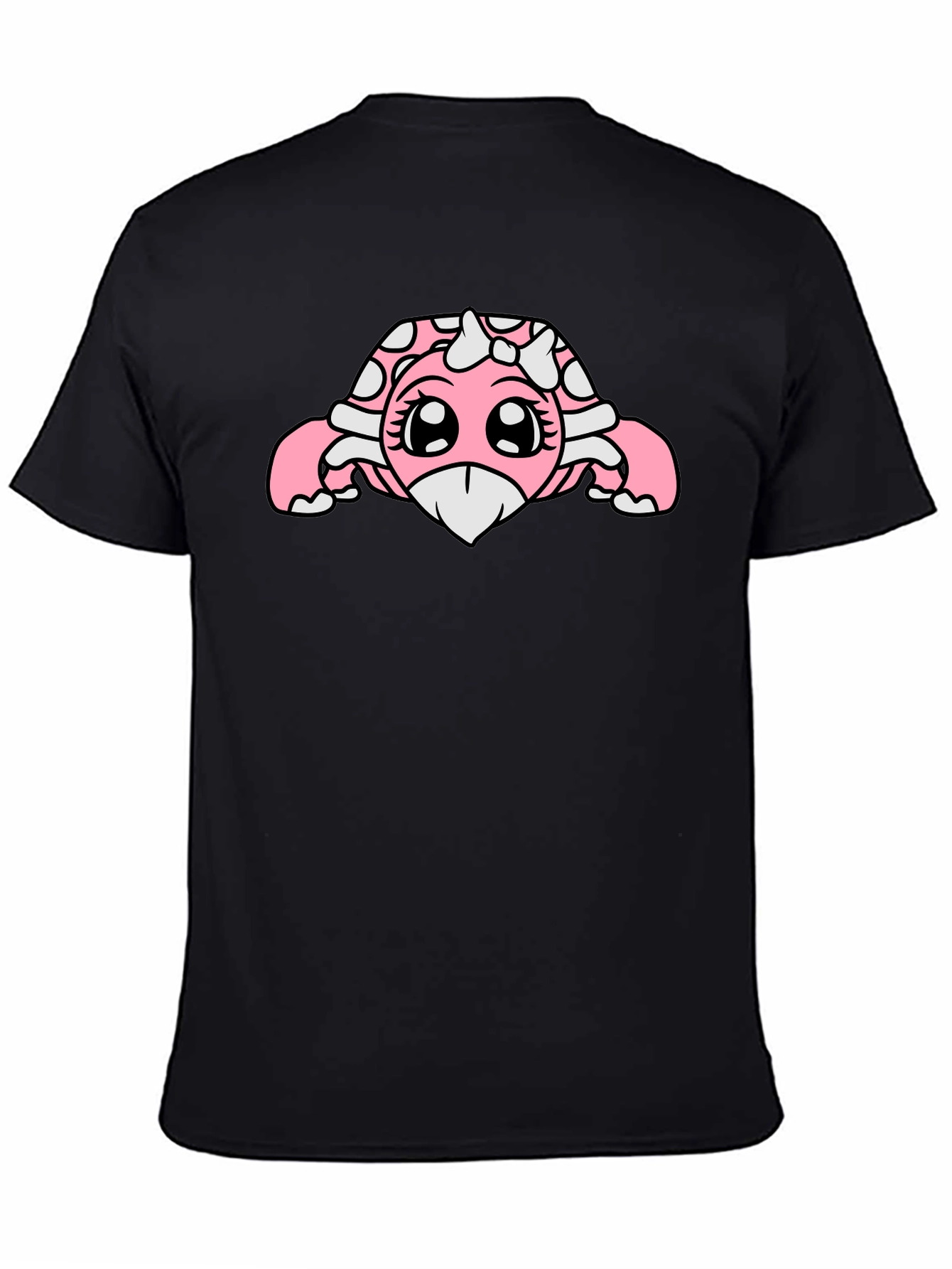 Kawaii Turtle Graphic Tee - Black