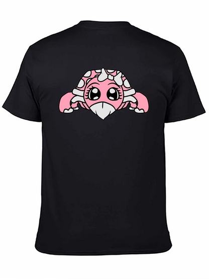 Kawaii Turtle Graphic Tee - Black