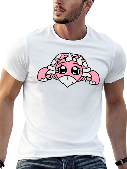 Kawaii Turtle Graphic Tee - Black
