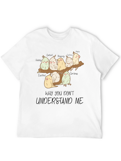 Emotion Parrot Graphic Tee - Black