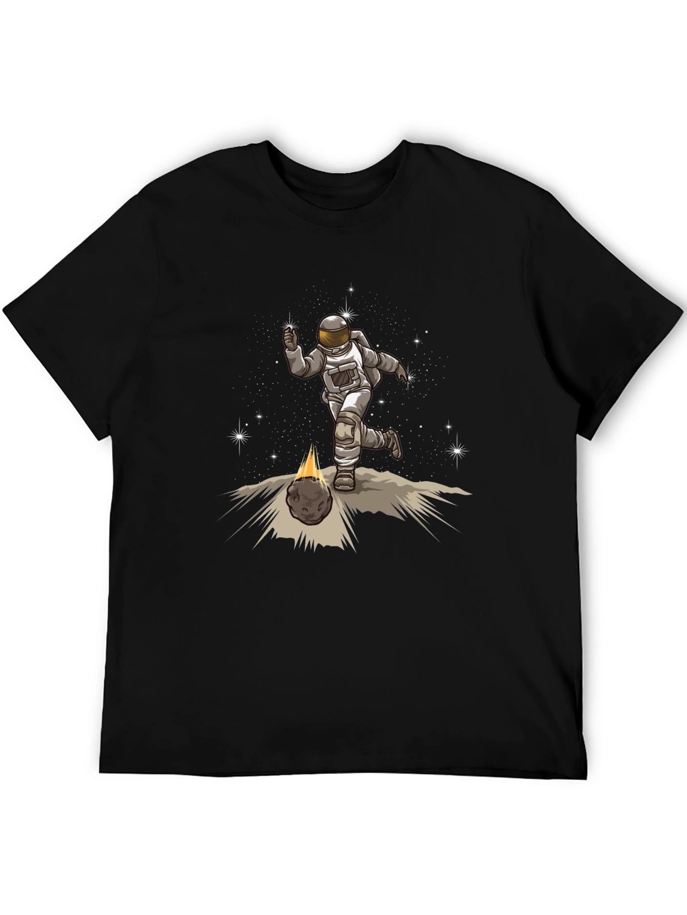 Astronaut Kicking Meteor T-Shirt