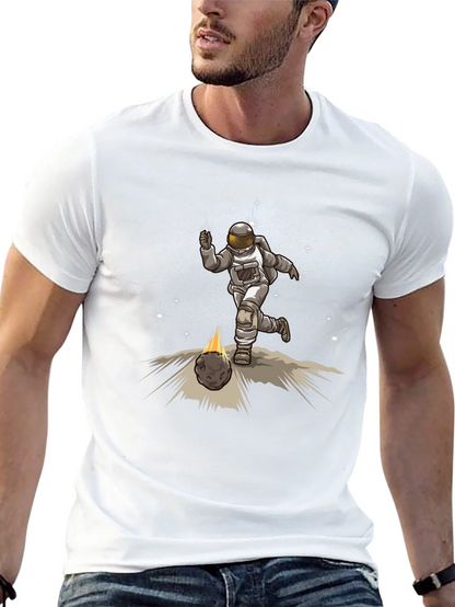 Astronaut Kicking Meteor T-Shirt