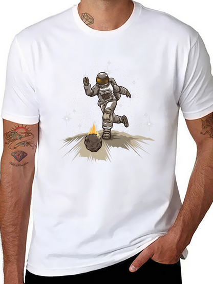 Astronaut Kicking Meteor T-Shirt
