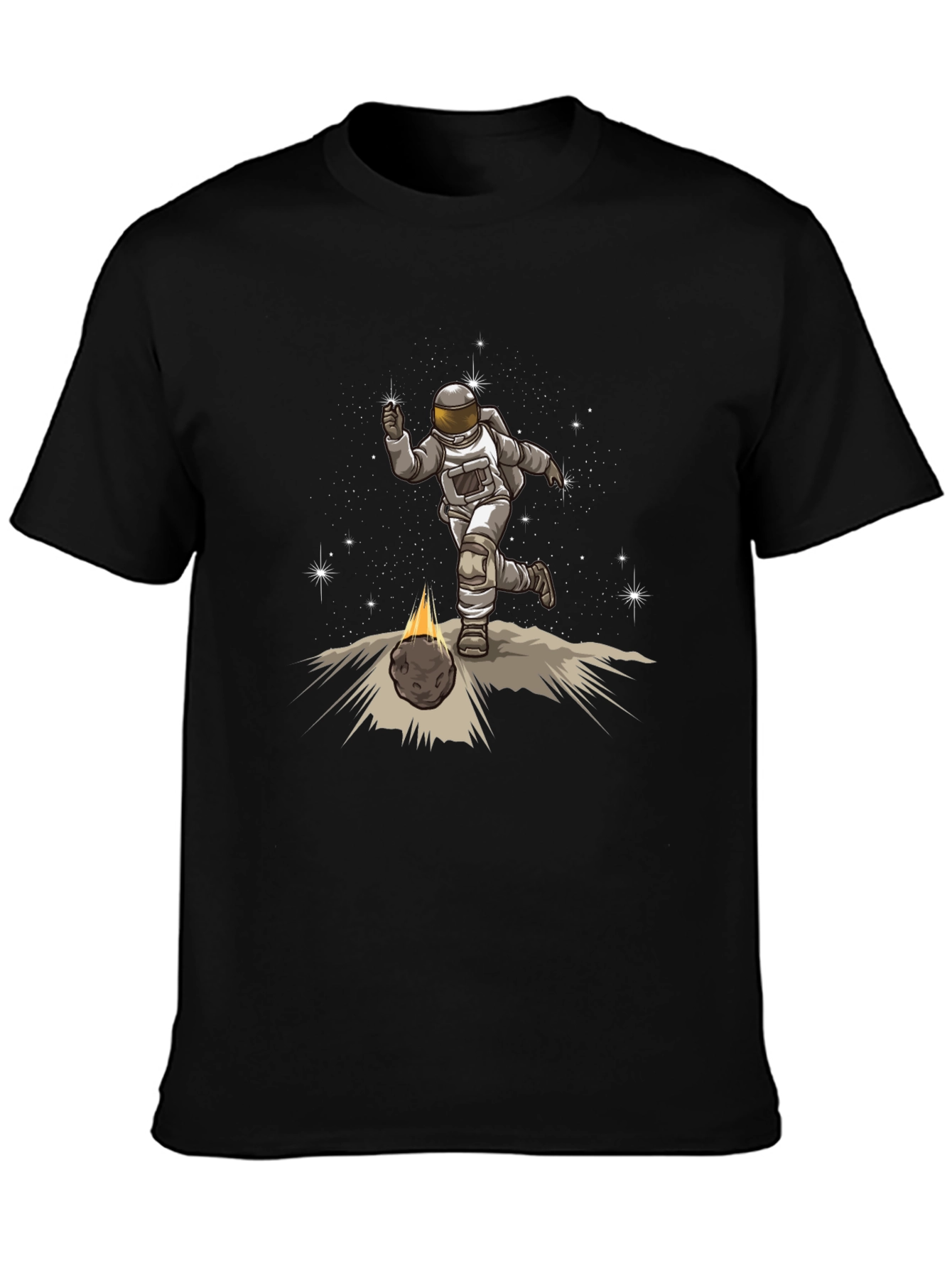 Astronaut Kicking Meteor T-Shirt
