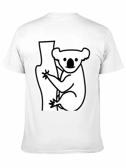 Koala Bear Graphic T-Shirt - Black