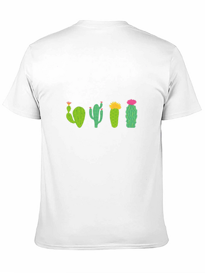 Cactus Crew Neck T-Shirt - Black