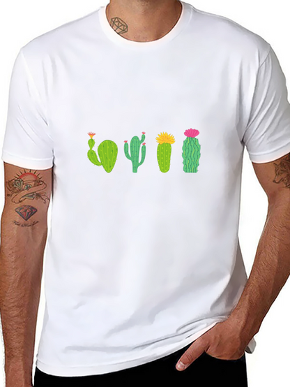 Cactus Crew Neck T-Shirt - Black