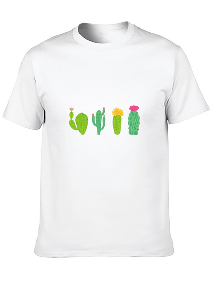 Cactus Crew Neck T-Shirt - Black