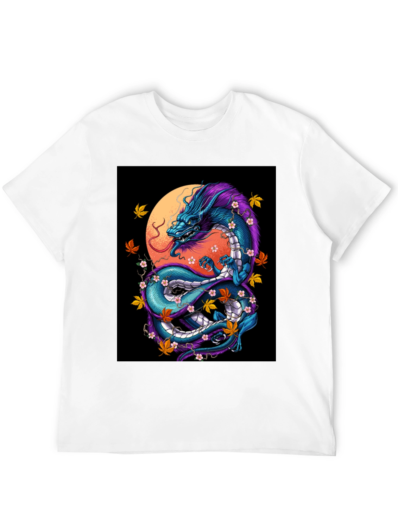Dragon Graphic Tee - Mens Black T-Shirt