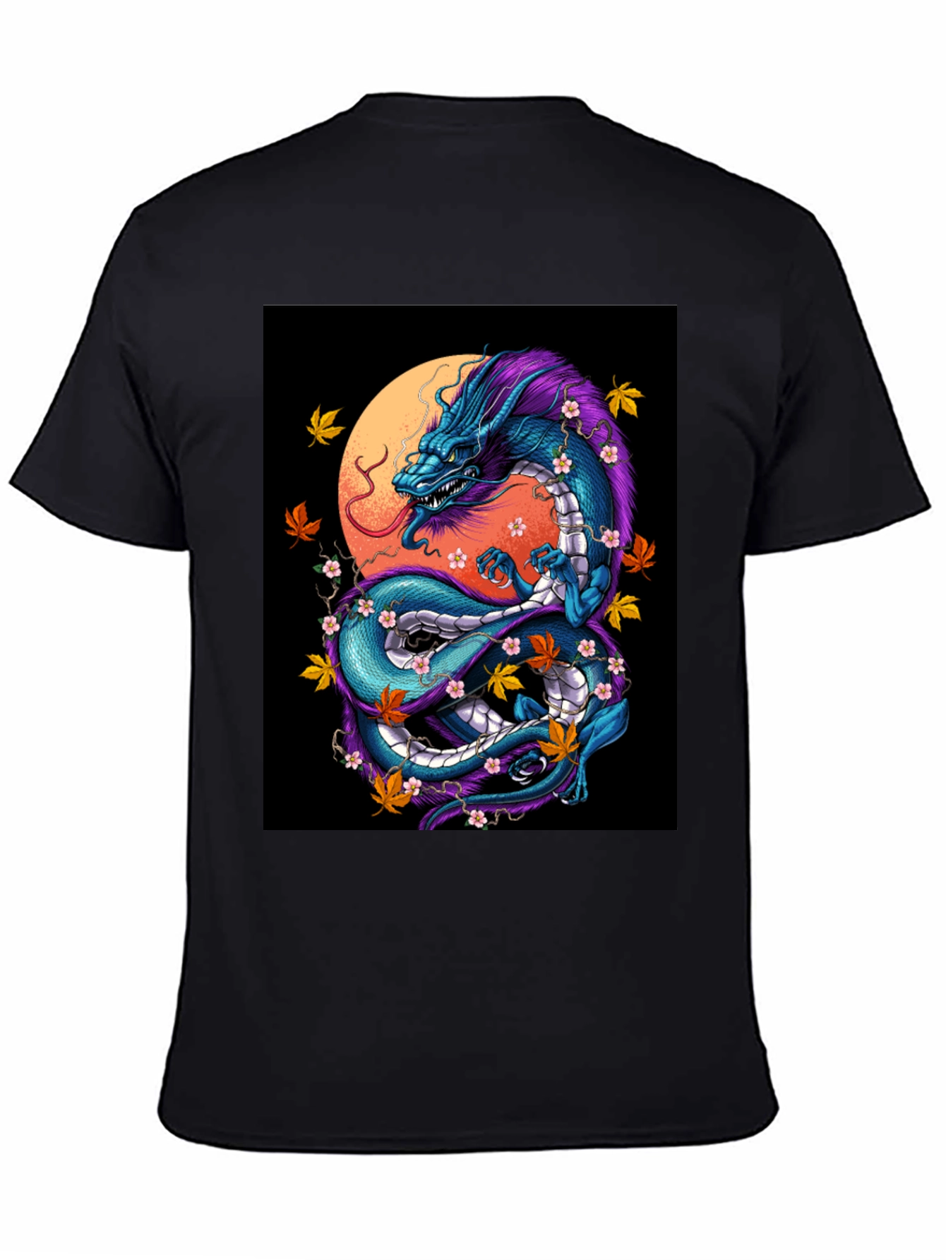 Dragon Graphic Tee - Mens Black T-Shirt