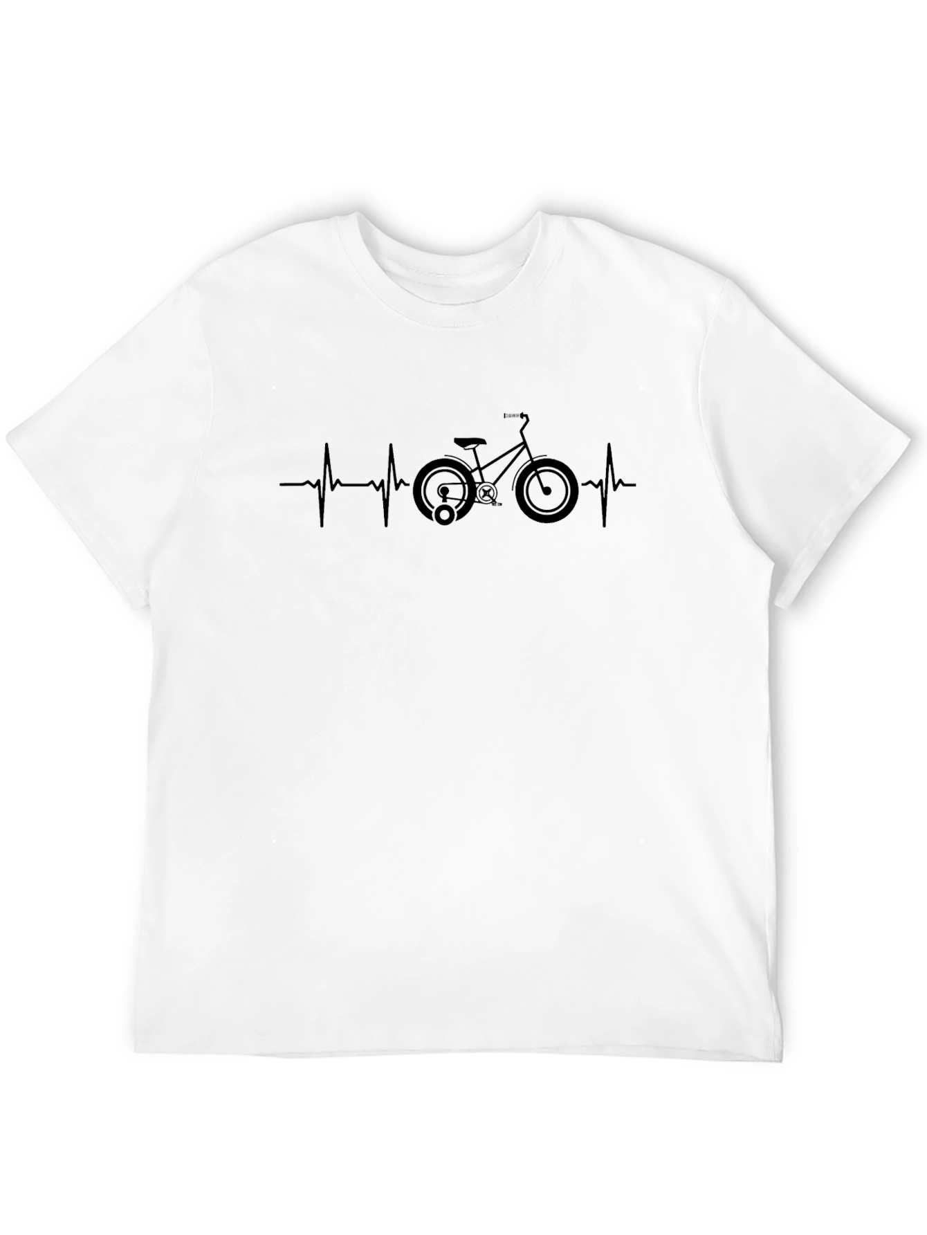 Bike Heartbeat T-Shirt - Cycle Lover Tee