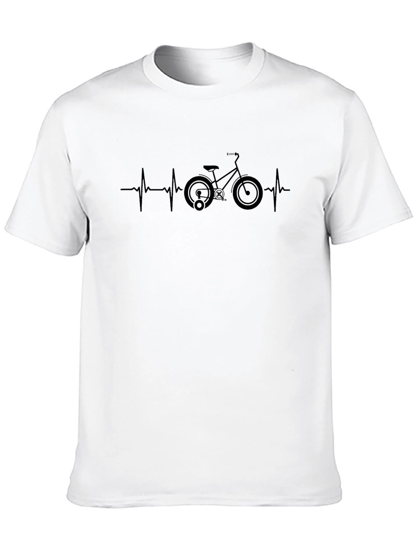 Bike Heartbeat T-Shirt - Cycle Lover Tee