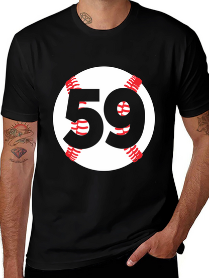 Baseball Number 59 T-Shirt