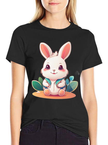 Cute Cartoon Rabbit T-Shirt