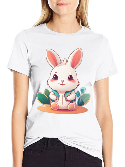 Cute Cartoon Rabbit T-Shirt