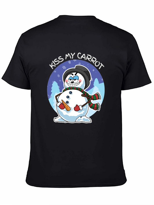 Kiss My Carrot Snowman Graphic Tee