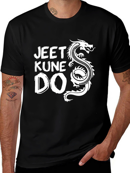 Jeet Kune Do Dragon Graphic Black T-Shirt