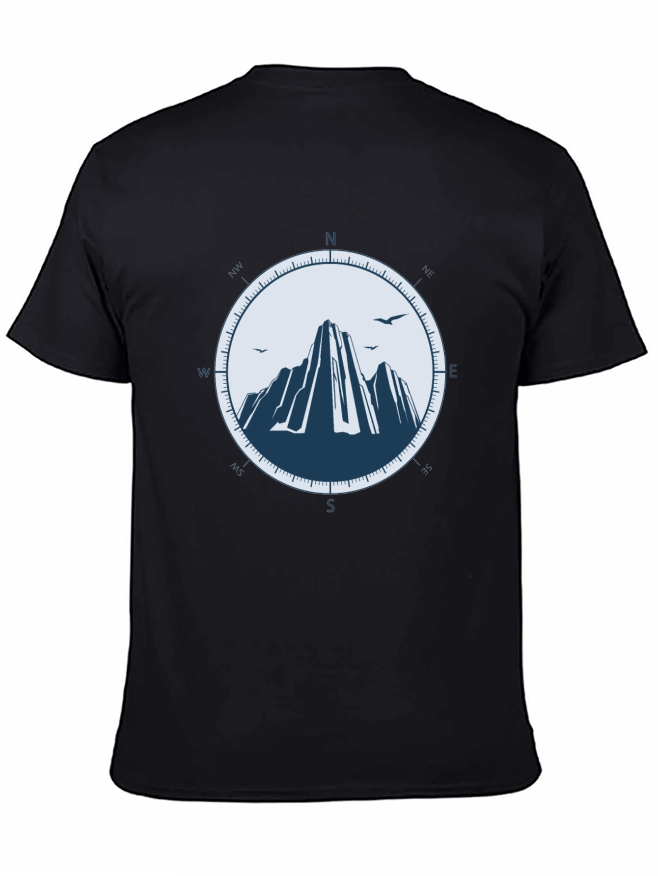 Mountain Compass Graphic Tee - Adventure Awaits