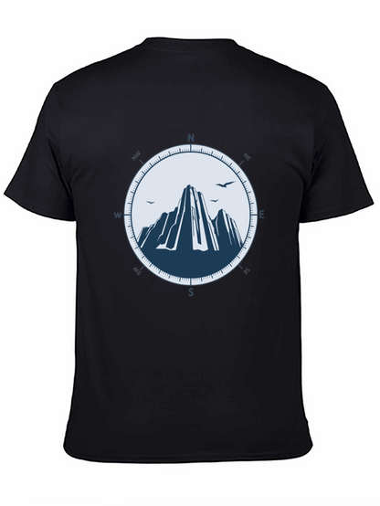 Mountain Compass Graphic Tee - Adventure Awaits