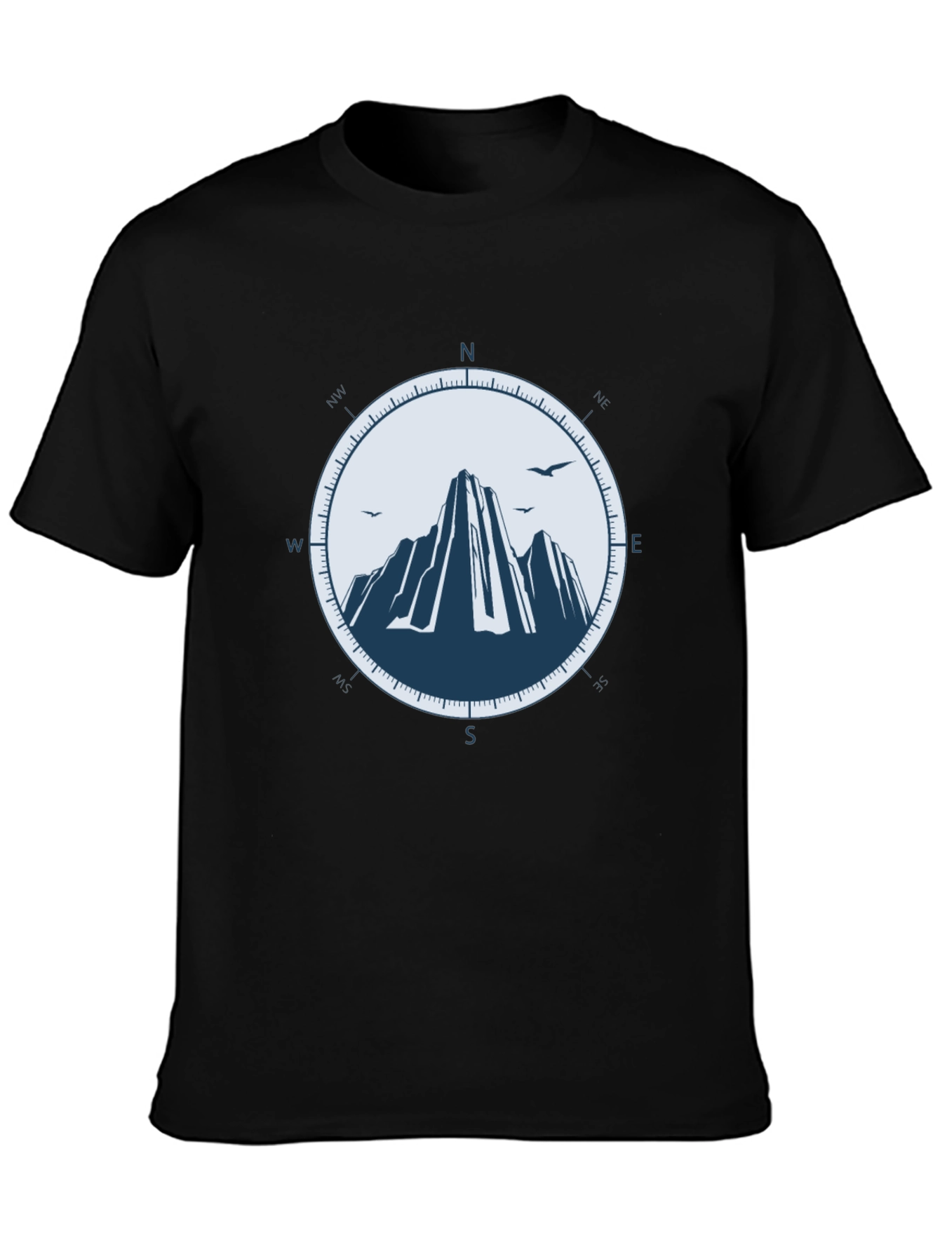 Mountain Compass Graphic Tee - Adventure Awaits