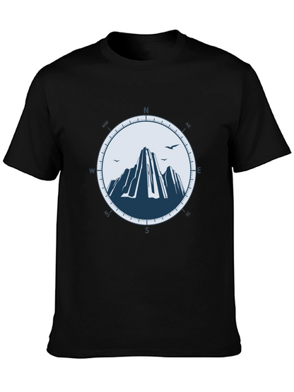 Mountain Compass Graphic Tee - Adventure Awaits