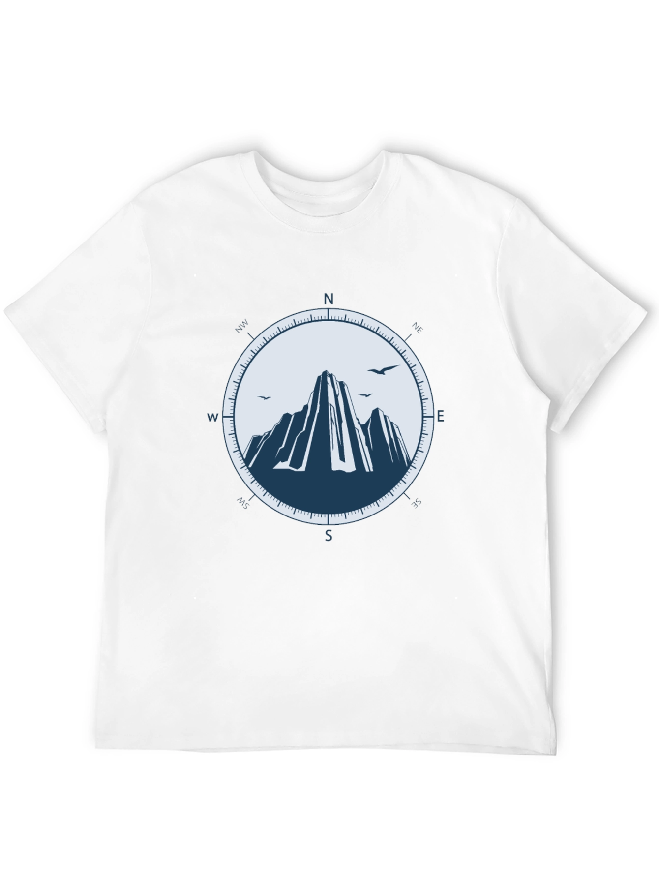 Mountain Compass Graphic Tee - Adventure Awaits