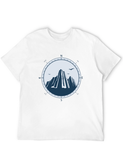 Mountain Compass Graphic Tee - Adventure Awaits