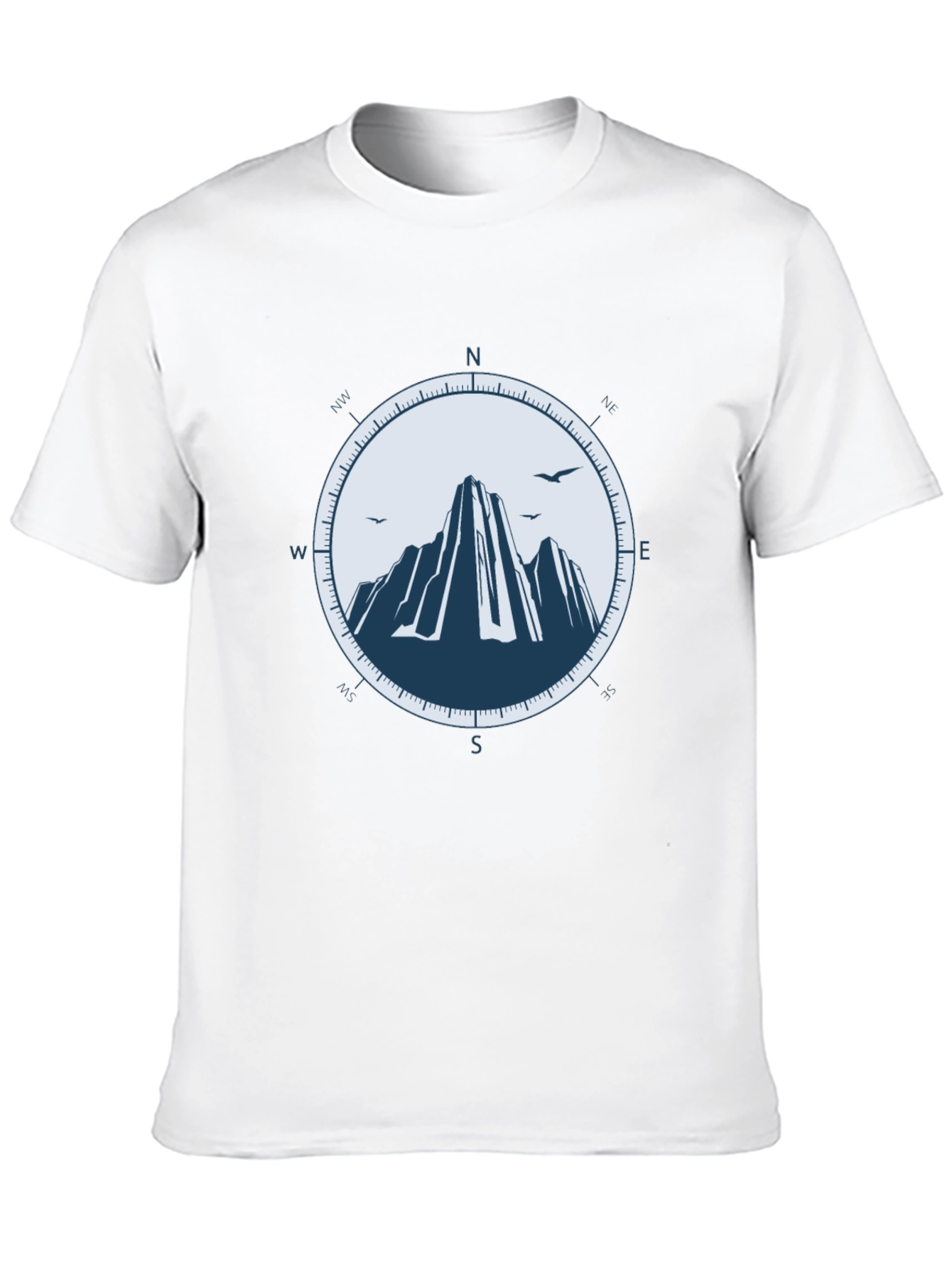 Mountain Compass Graphic Tee - Adventure Awaits