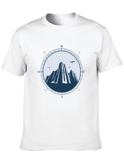 Mountain Compass Graphic Tee - Adventure Awaits