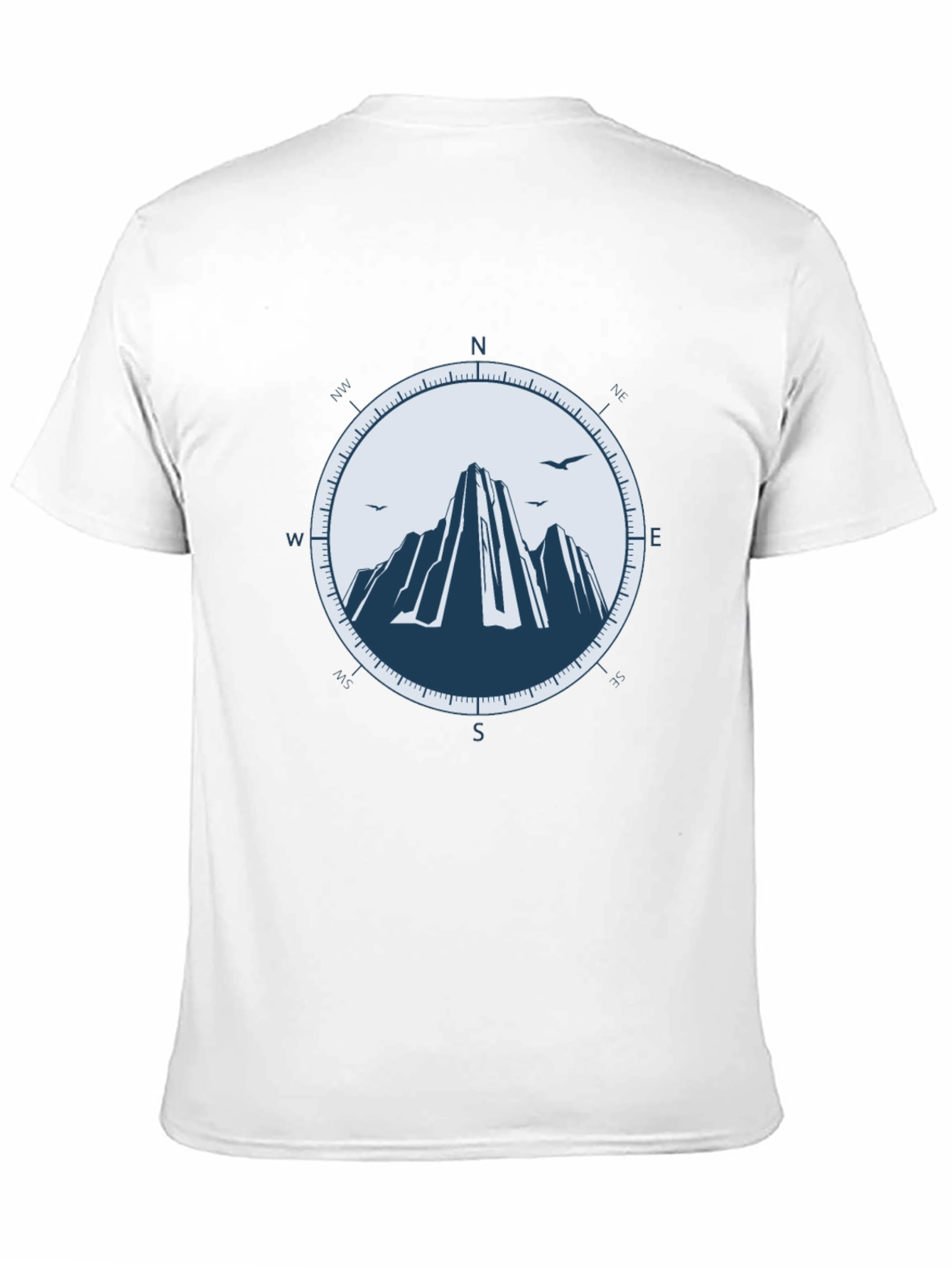 Mountain Compass Graphic Tee - Adventure Awaits