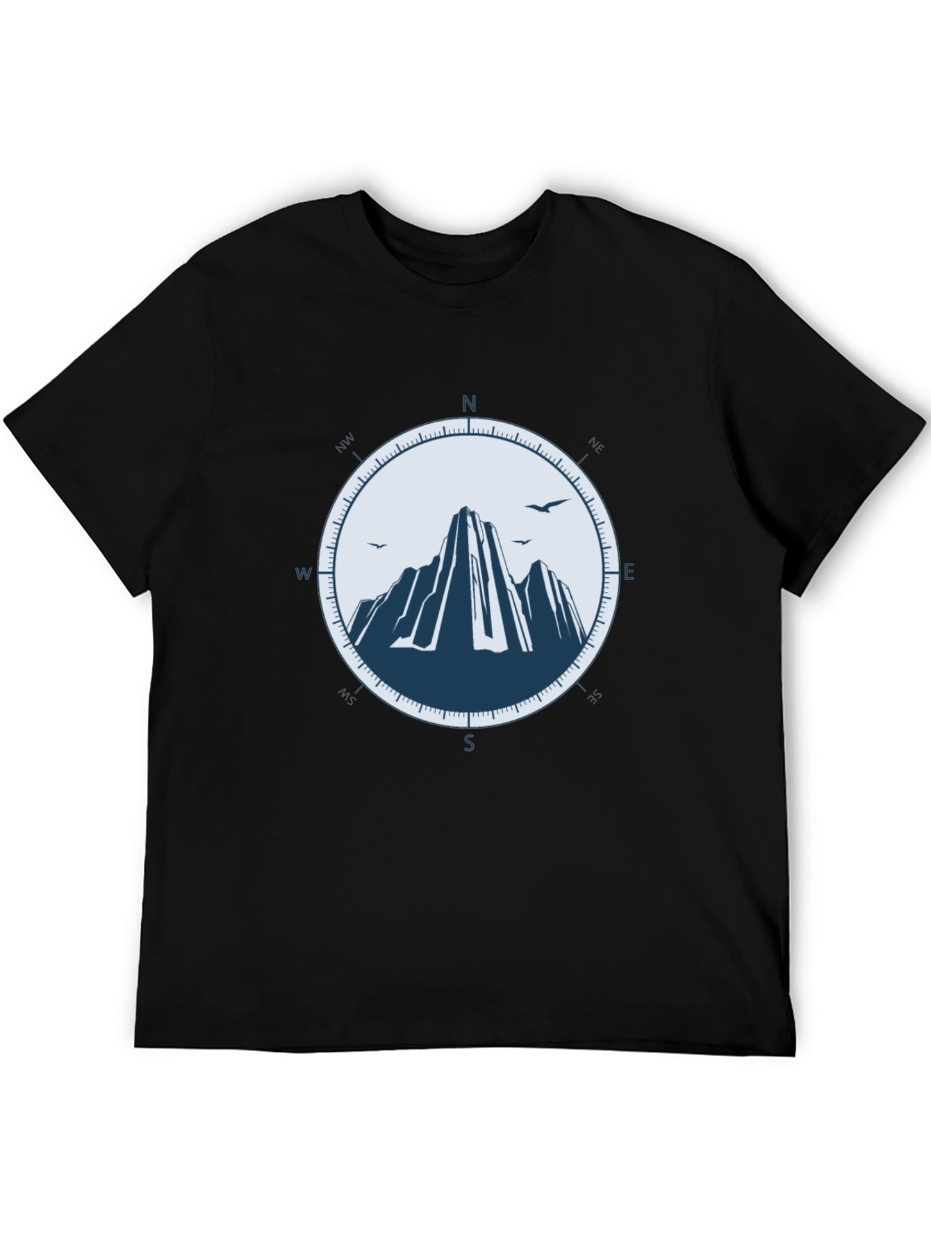 Mountain Compass Graphic Tee - Adventure Awaits